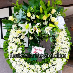 Corona de flores