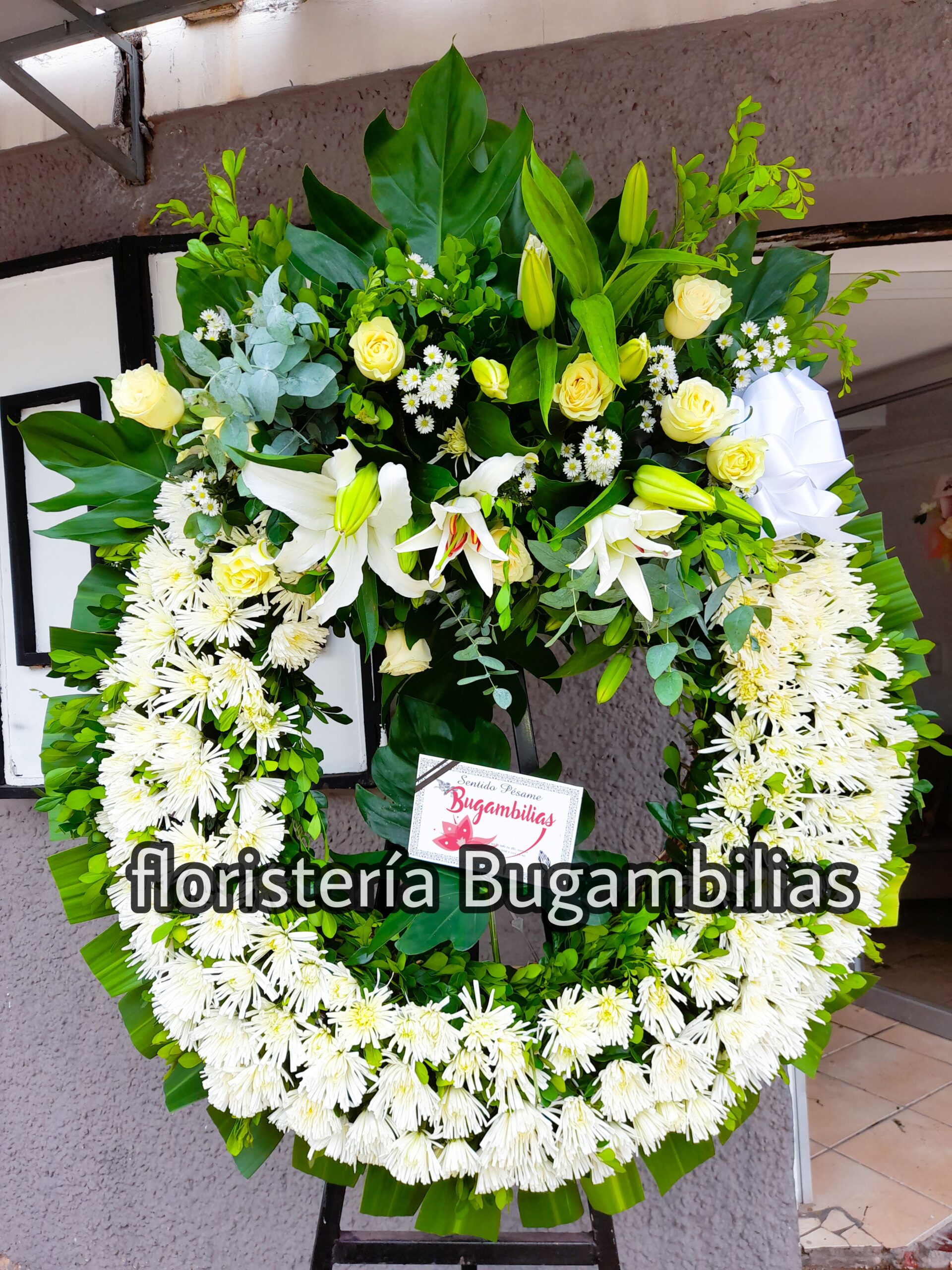 Corona de flores