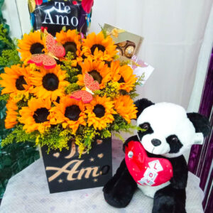 Girasoles y chocolates